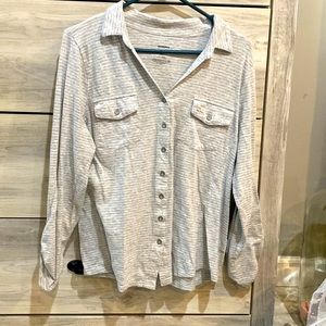 Woman’s Long Sleeve Button Up Shirt